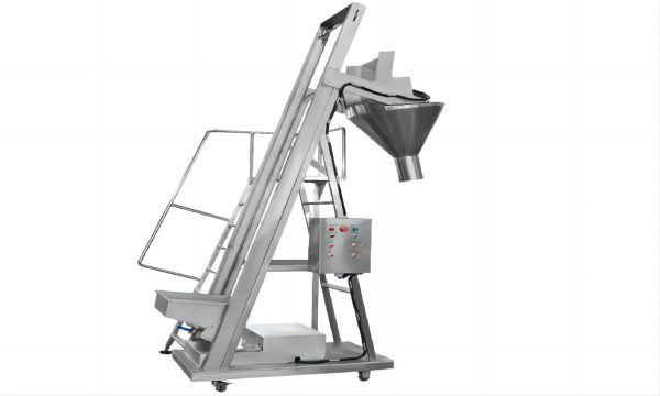 Bucket Elevator With Storage Hopper